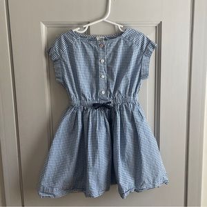 Crewcuts girls gingham dress size 5.
